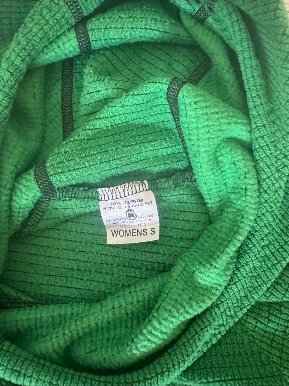 Melanzana Green Long Sleeve Hooded Dress - Picture 2 of 3